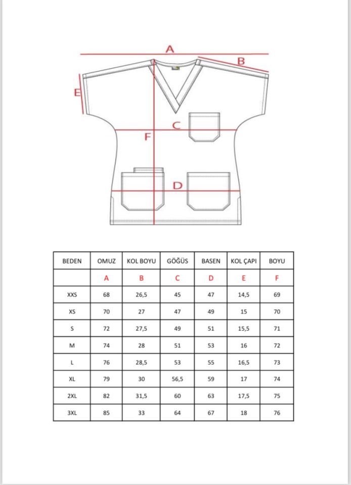 Ördek Başı Yeşili Likralı Cerrahi Kol Tek Üst