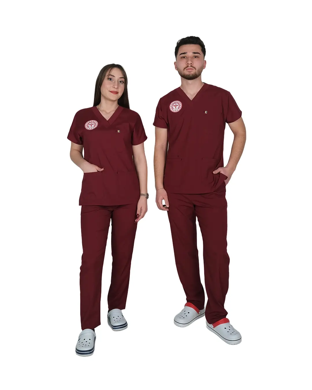 Lisans-Lisansüstü (Biking Red) Likralı V Yaka Takım