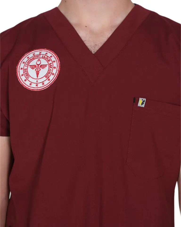 Lisans-Lisansüstü (Biking Red) Likralı V Yaka Takım