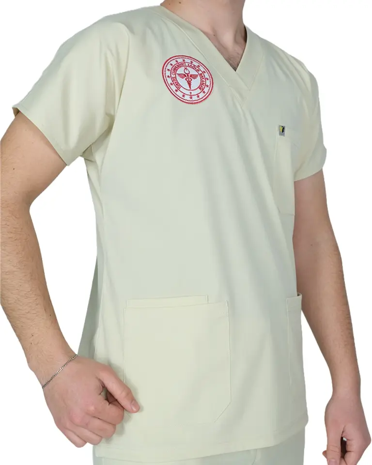 Teknisyen-Tekniker - Tıbbi Sekreter Forması (Moth) Likralı V Yaka Takım