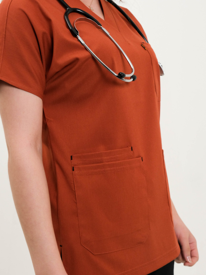 Kiremit Likralı Cerrahi Kol Tek Üst