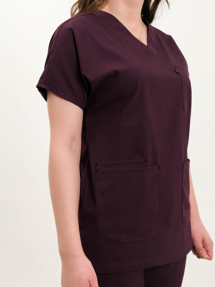 Mürdüm Likralı Cerrahi Kol Takım