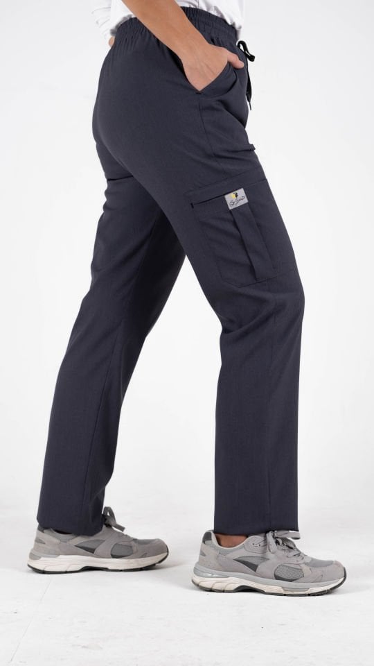 Füme  Likralı Kargo Cepli Boru Paça