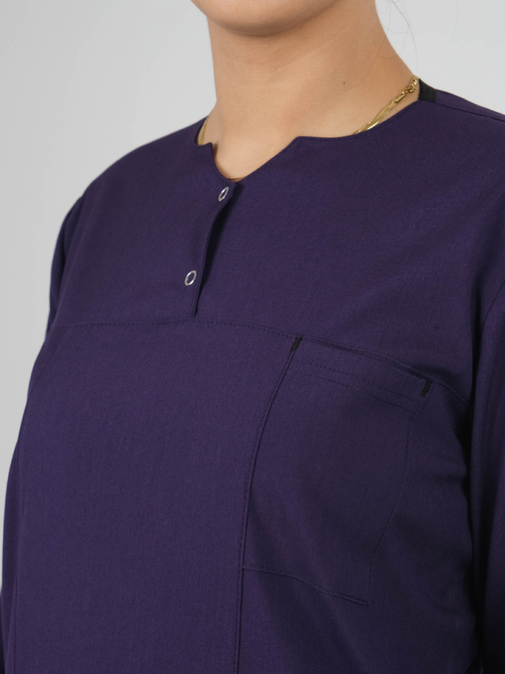 Mor Tesettür Tunik Takım