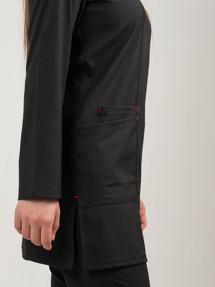 Siyah Tesettür Tunik Takım