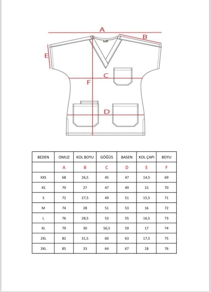 Fosfor Yeşili Likralı Cerrahi Kol Tek Üst