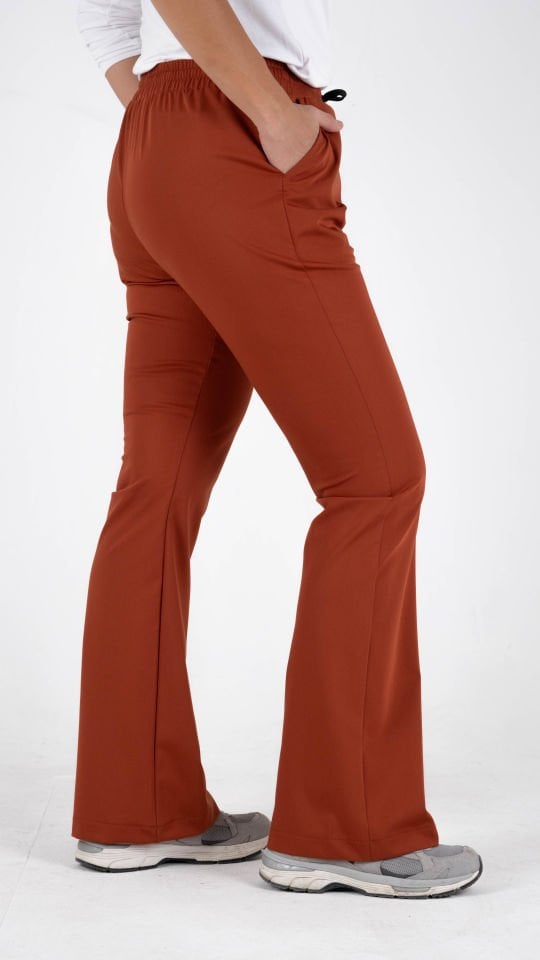 Kiremit Likralı Premium İspanyol Paça Tek Alt