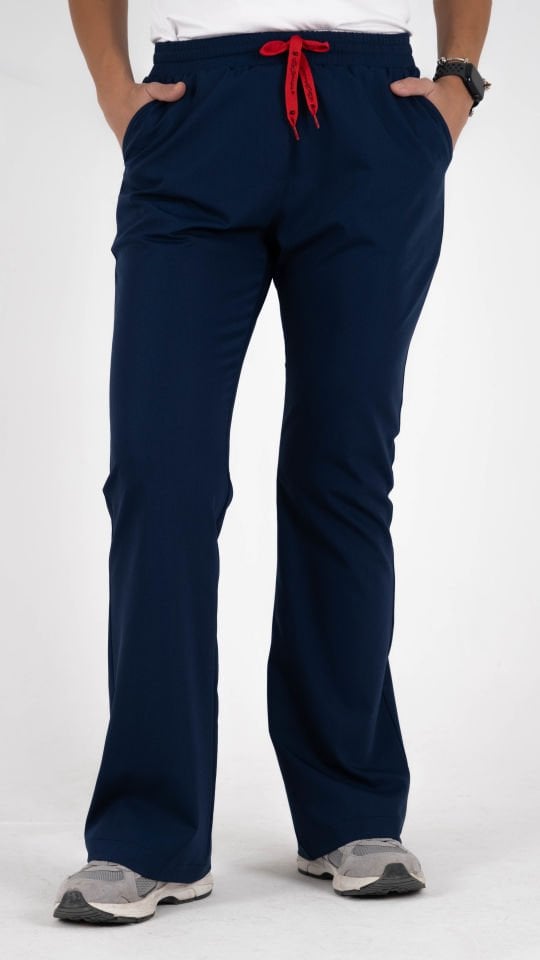 Açık Lacivert Likralı Premium İspanyol Paça Tek Alt