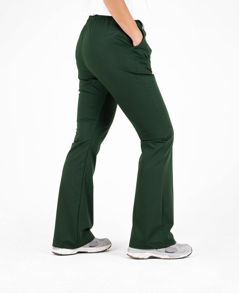 Avcı Yeşili Likralı Premium İspanyol Paça Tek Alt