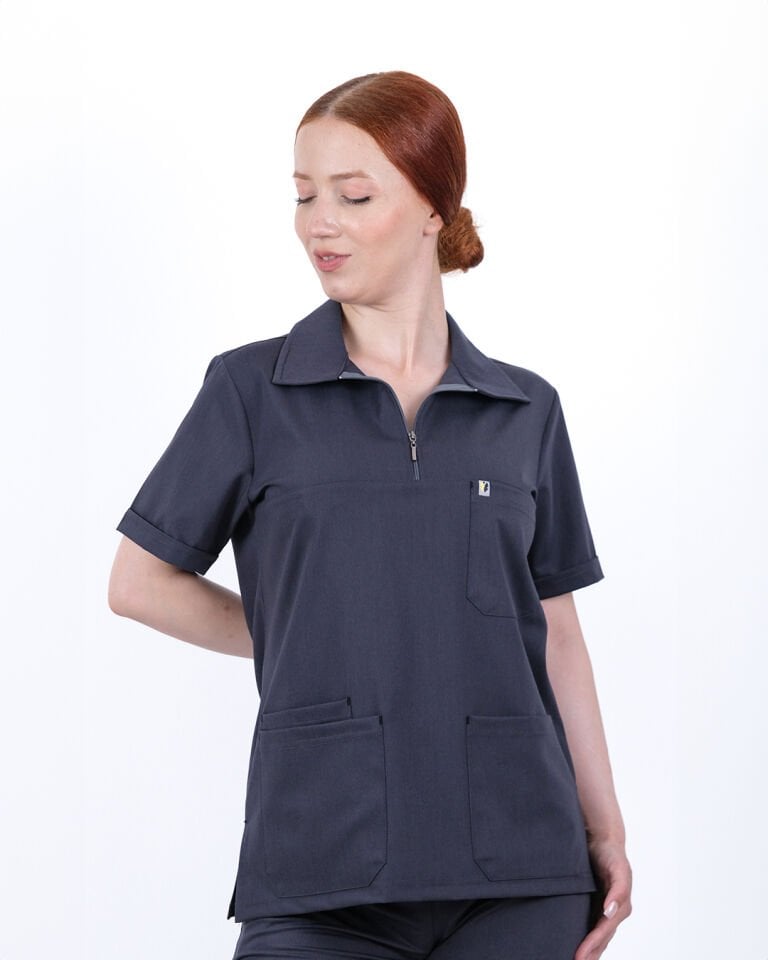 Unisex Füme Premium Polo Yaka Takım