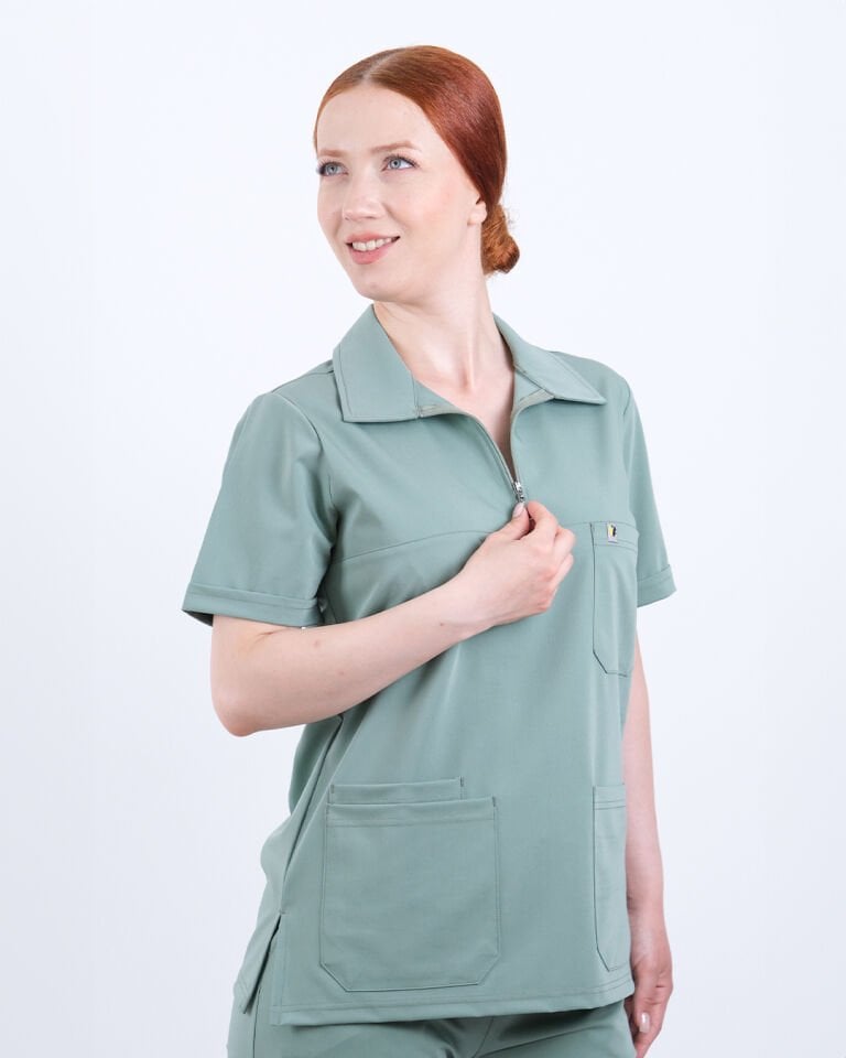 Unisex Su Yeşili Premium Polo Yaka Takım