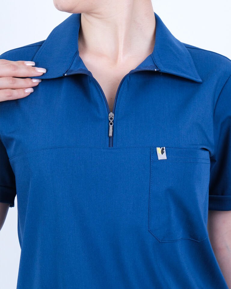 Unisex Petrol Mavisi Premium Polo Yaka Takım