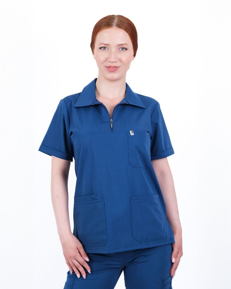 Unisex Petrol Mavisi Premium Polo Yaka Takım