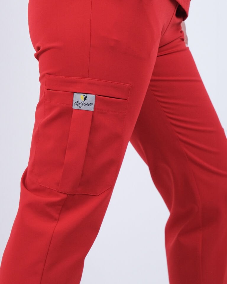 Unisex Kırmızı Premium Polo Yaka Takım