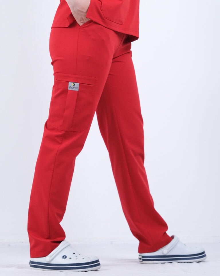 Unisex Kırmızı Premium Polo Yaka Takım