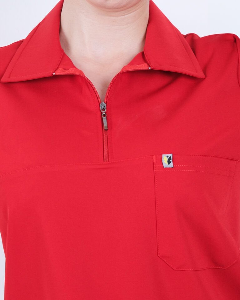 Unisex Kırmızı Premium Polo Yaka Takım