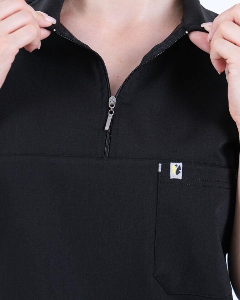 Unisex Siyah Premium Polo Yaka Takım