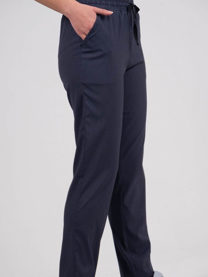 Füme Likralı Düz Paça Tek Alt