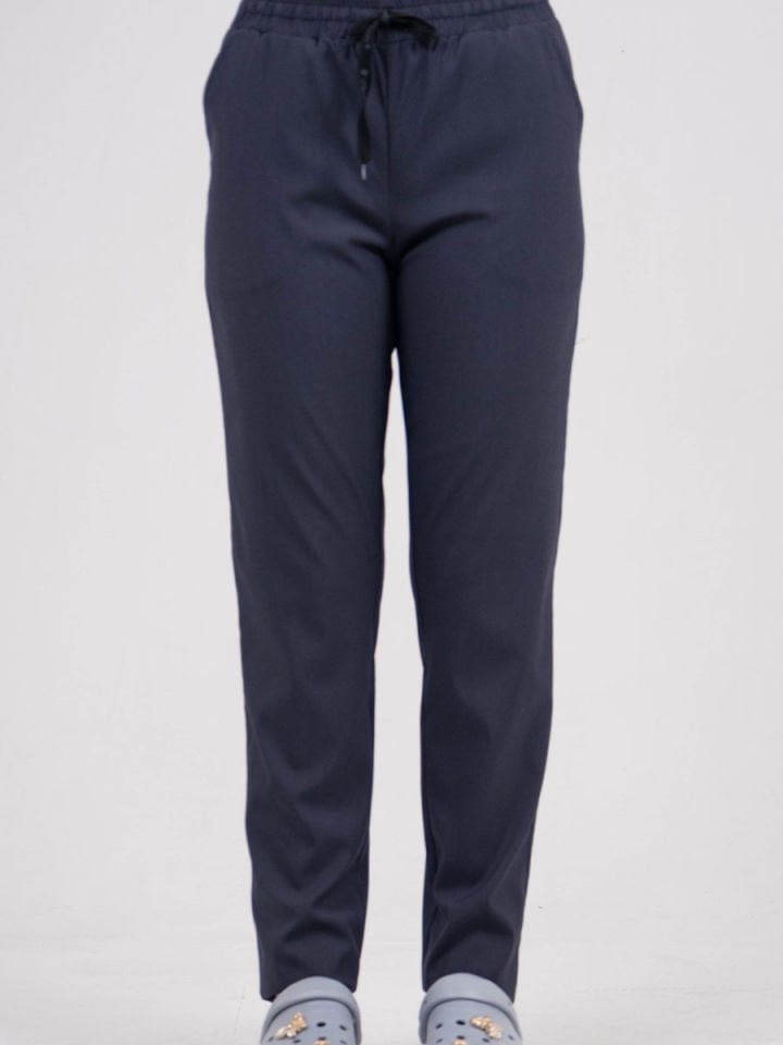 Füme Likralı Düz Paça Tek Alt