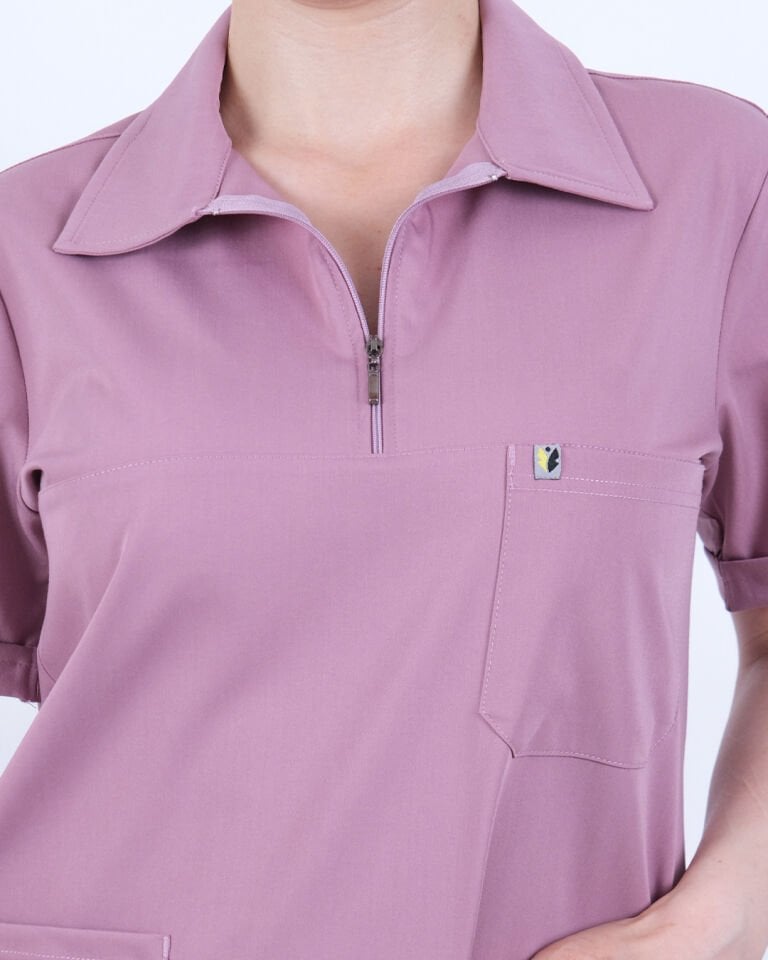 Unisex Gül Kurusu Premium Polo Yaka Takım