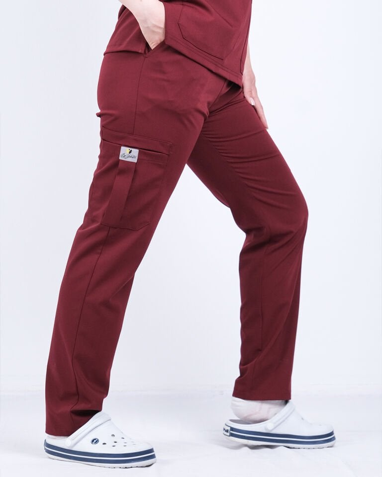 Unisex Bordo Premium Polo Yaka Takım