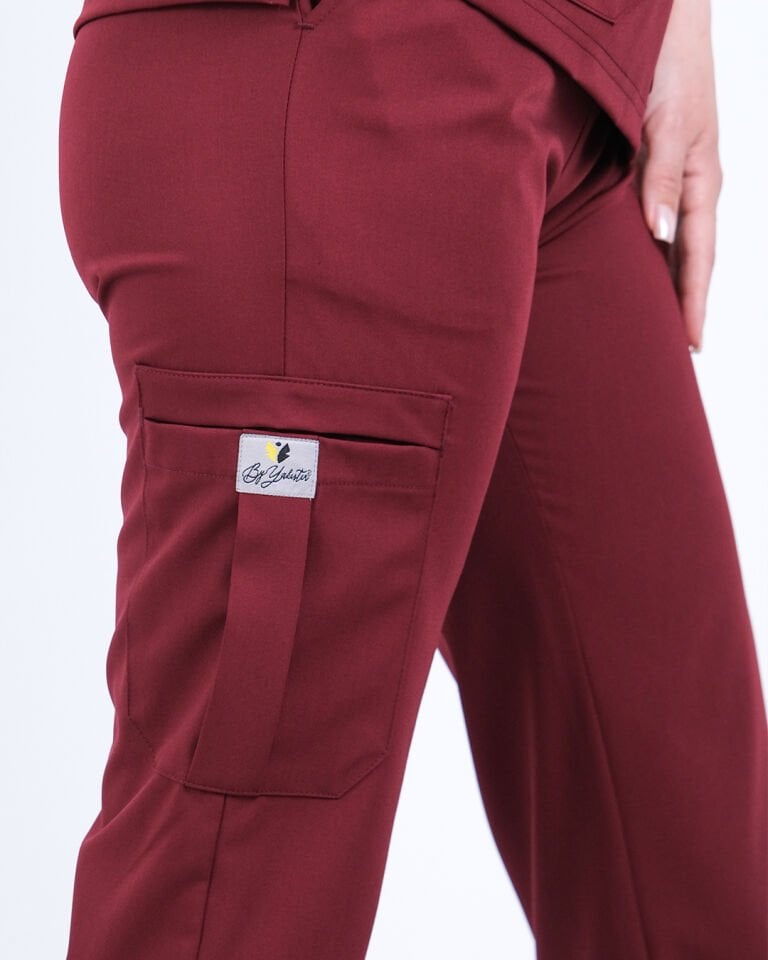 Unisex Bordo Premium Polo Yaka Takım