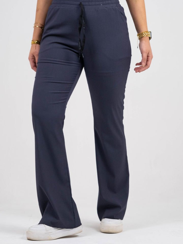 Füme Likralı İspanyol Paça Tek Alt