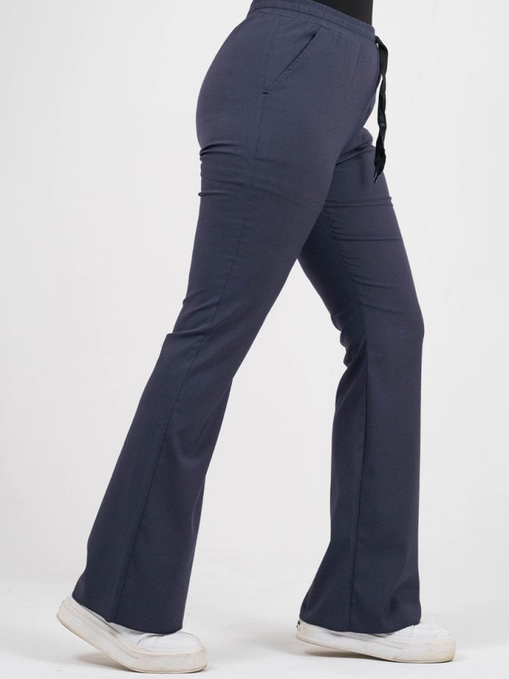 Füme Likralı İspanyol Paça Tek Alt