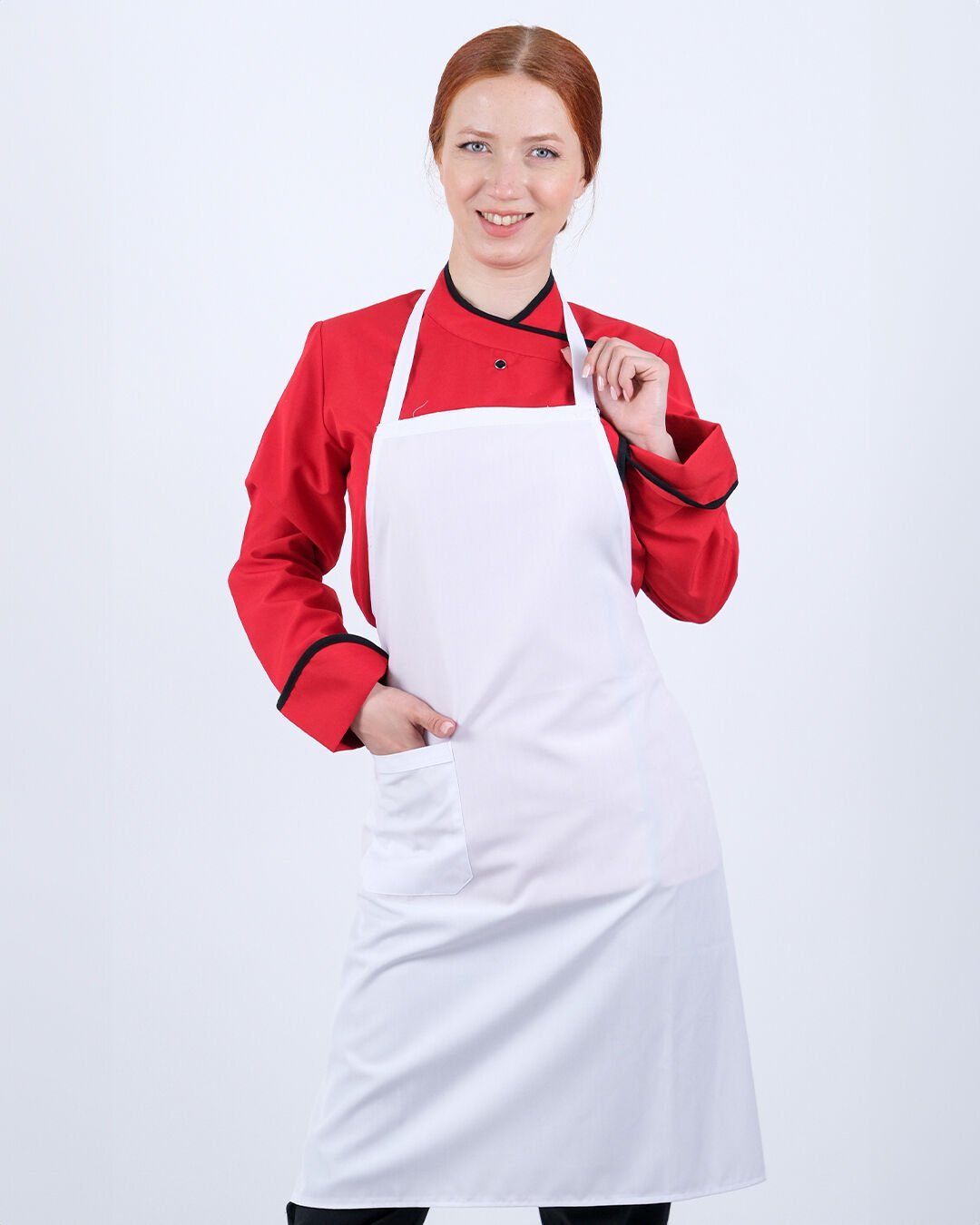 Beyaz Alpaka Önlük