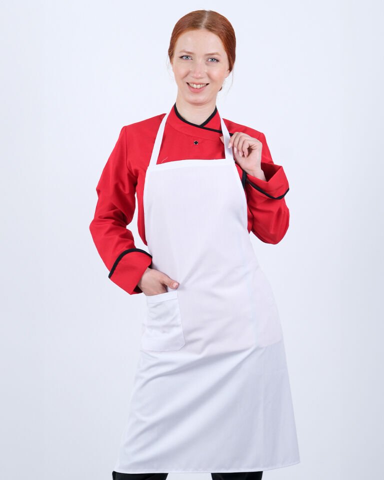 Beyaz Alpaka Önlük