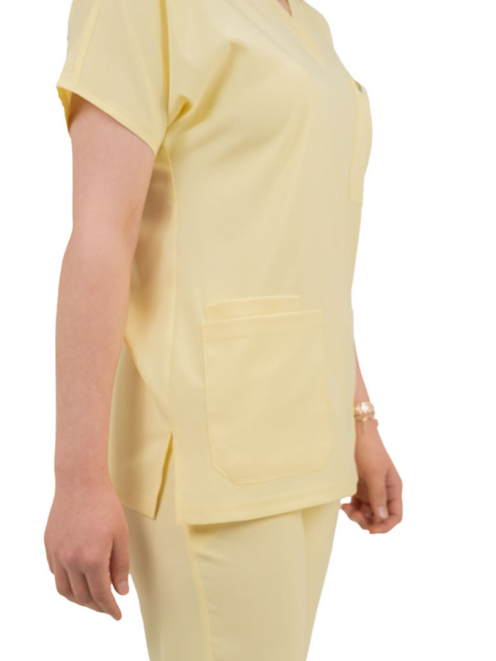 Limon Likralı Cerrahi Kol Tek Üst