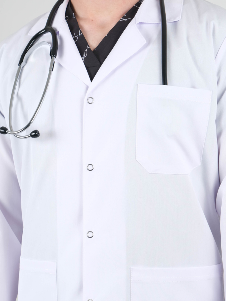 Erkek Alpaka Beyaz Önlük