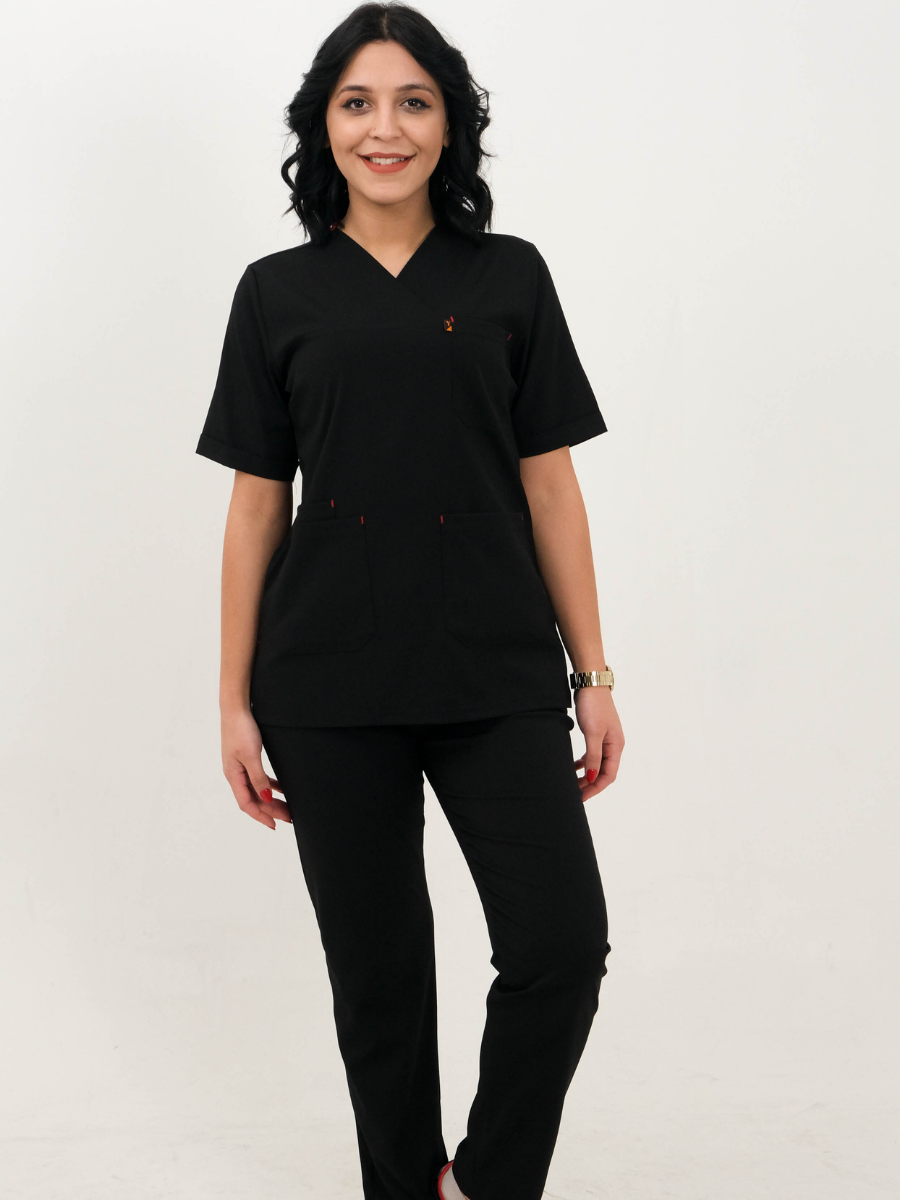 Hipo Tutmayan Kumaş ( Likrasız ) Siyah Takma Kol Takım